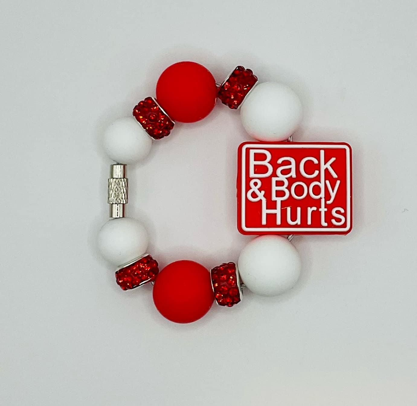 Back & Body Hurts cup charm