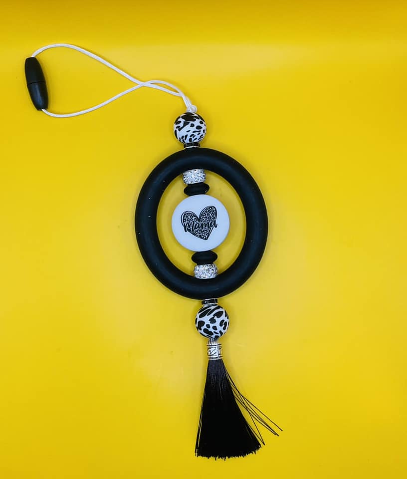cheetah car charm