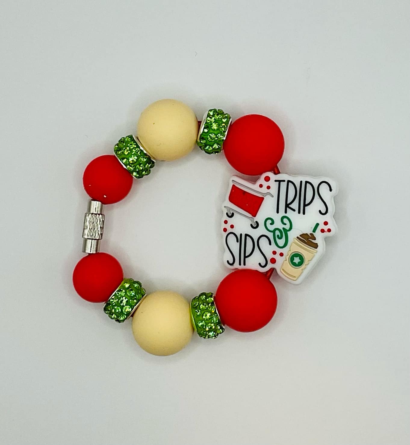 Trips & Sips cup charm