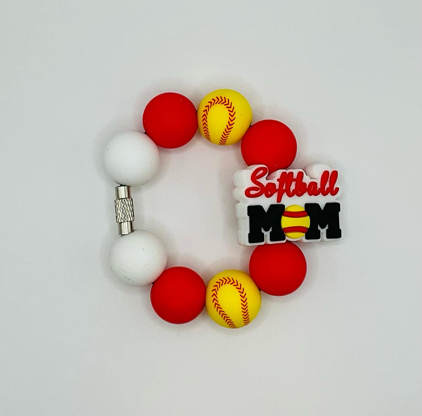 softball mom cup charm