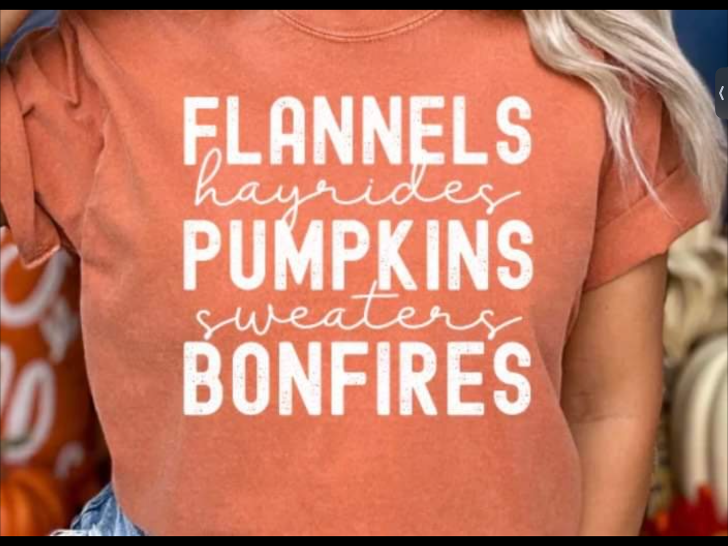 FLANNELS, PUMPKINS & BONFIRES